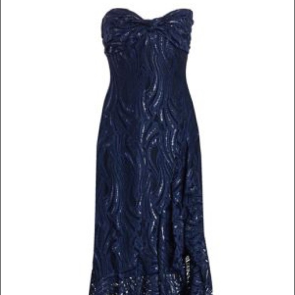 Jonathan Simkhai Strapless lace midi Dress